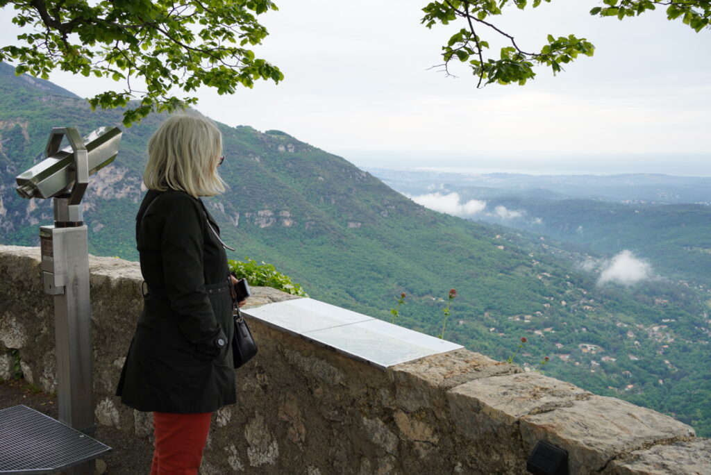 Perched Village Tours taking in the view from Gourdon, France