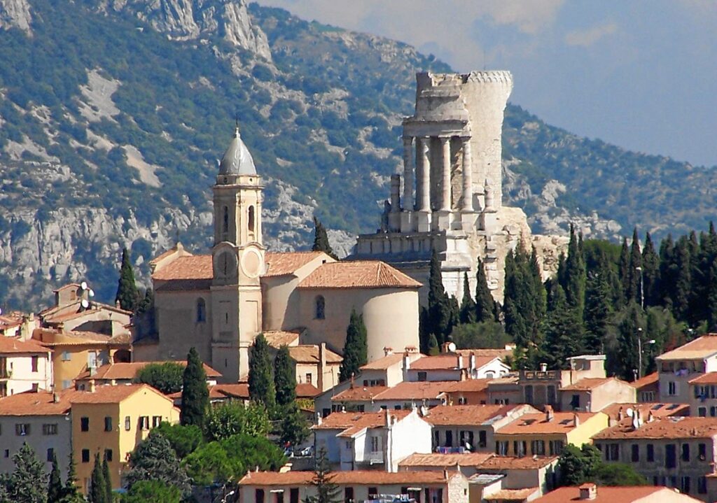 Perched Village Tours of the Roman Trophy at La Turbie, France